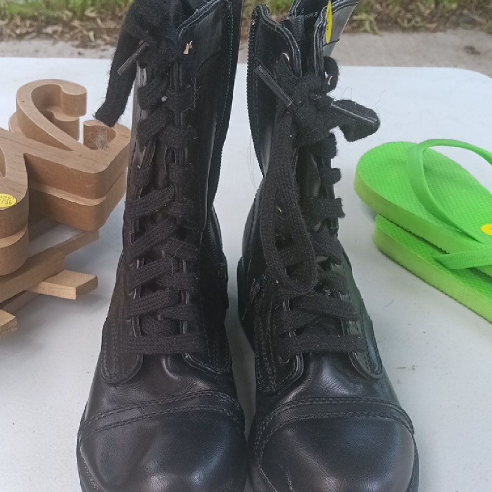 Arizona Jean Company Black Combat Boots